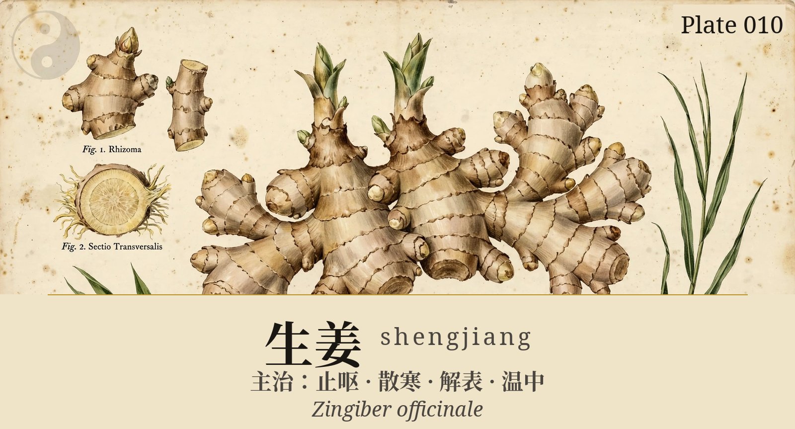 Shengjiang (Fresh Ginger) — classical plate